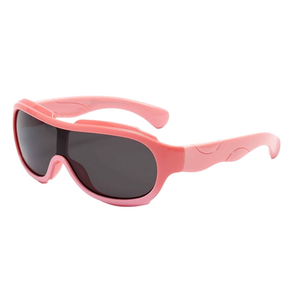 Alkepwun Toddler Sunglasses Polarized UV-Protective Unbreakable Frame Baseball Cycling Beach Glasses Cool Lightweight Comfort Pressure-Free Waterproof Glasses