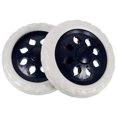 thumbnail image 1 of 2Pcs Shopping Cart Wheels Shopping Cart Casters Trolley Casters Replacement Cart Wheels, 1 of 3