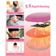 thumbnail image 4 of Generic Portable Heating Pad Gifts for Women Her Stocking Stuffers Gifts for Valentine's Mother's Day White Elephant Birthday Christmas Rose, 4 of 7