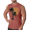 thumbnail image 3 of DPTALR Men Casual Printing Pullover Round Neck Sports Tank Tops Vest, 3 of 6