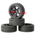 thumbnail image 4 of Neumáticos de Coche RC 4 Piezas 1/16 Yotijar Modificación Montaje Negro, 4 of 4