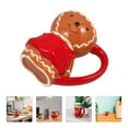 thumbnail image 6 of Gymnture christmas Ceramic Coffee Cup Gingerbread Man Shape Mug Christmas Household Ceramic Coffee Mug, 6 of 11