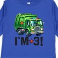 thumbnail image 4 of Inktastic 3rd Birthday Garbage Truck Party Boys Long Sleeve Toddler T-Shirt, 4 of 5