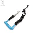 thumbnail image 2 of Gustave Elastic 5 Feet Paddle Leash Kayak Canoe Safety Fishing Rod Rowing Boats Coiled Lanyard Cord Tie Rope, Blue, 2 of 8