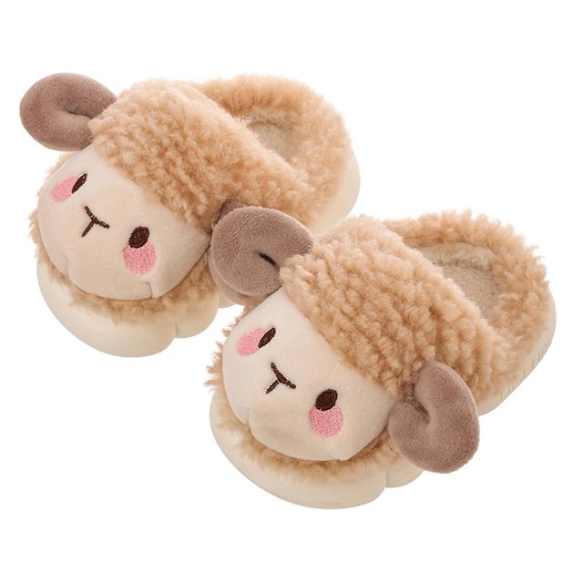 Sheep Slippers For Kids Soft Comfortable Shoes For Couple