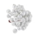 thumbnail image 3 of Paquete de 400 mini flores artificiales de acebo escarchado para decoración navideña, 3 of 9