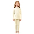 thumbnail image 5 of Baby Girls And Toddler Long Sleeve Top And Pants Snug Fit Cotton 2 Piece Pajama Set,6-12 Months 12-24 Months 2t 3t 4t 5t 6t 7t 8t 9t Children Beige 5-6 Years, 5 of 6