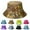 Gold, variant on Nmnitkp Fashion Retro 80s 90s Bucket Hat for Men Women Packable Sun Cap Rave Party Outfit Accessories Fisherman Hat Gold