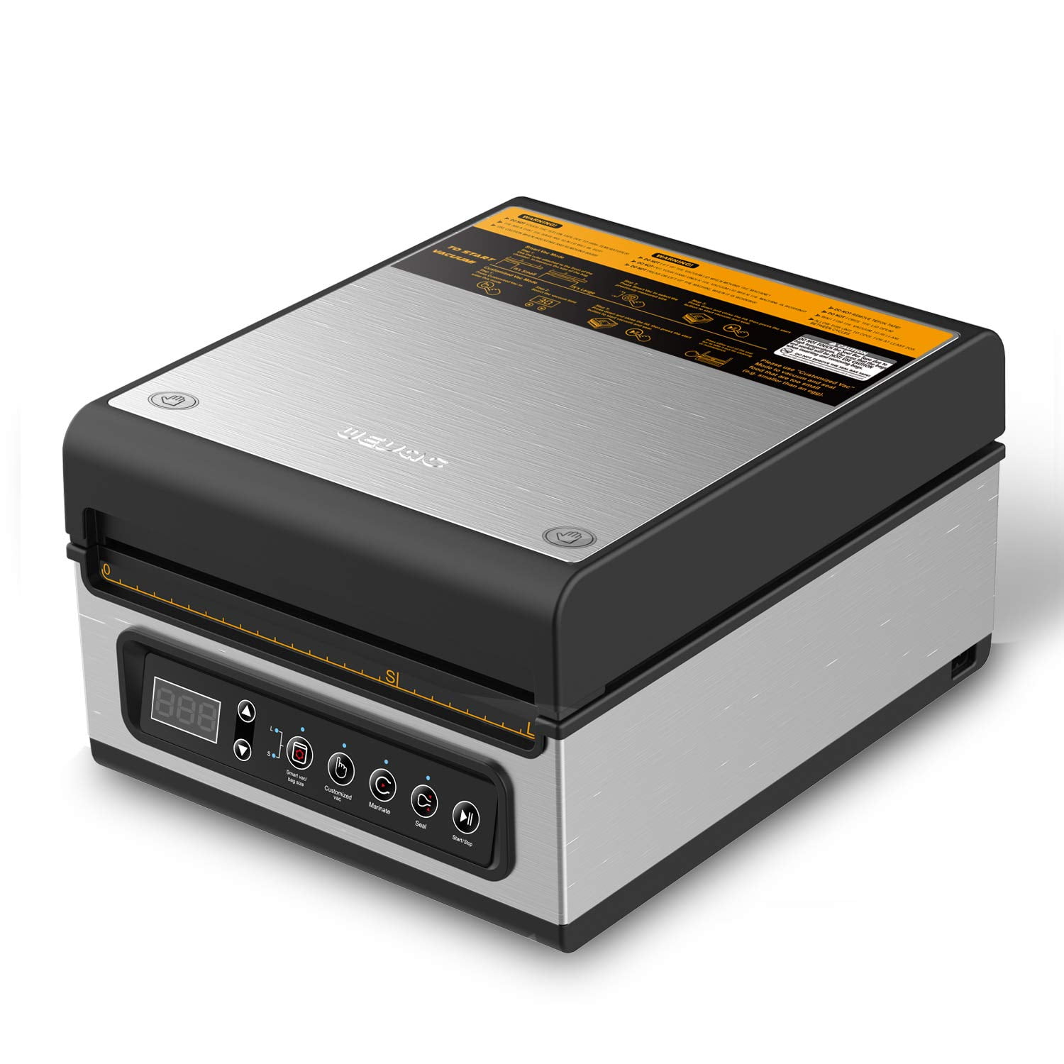 Wevac 12 inch Chamber Vacuum Sealer, CV12, ideal for liquid or juicy food  including Fresh Meats, Soups, Sauces and Marinades. Compact design, Heavy