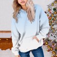 thumbnail image 2 of Staki Cute Hoodies for Teen Girls Trendy Oversized Hooded Sweatshirts Tween Girl Gradient Preppy Clothes 1-14Y(Light Blue,9-10 Years), 2 of 5