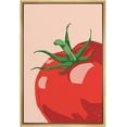 thumbnail image 3 of PixonSign Framed Canvas Print Wall Art Bright Red Tomato Close-Up Food Fruit Illustrations Modern Art Contemporary Colorful Multicolor Ultra for Living Room, Bedroom, Office - 24"x36" Natural, 3 of 5