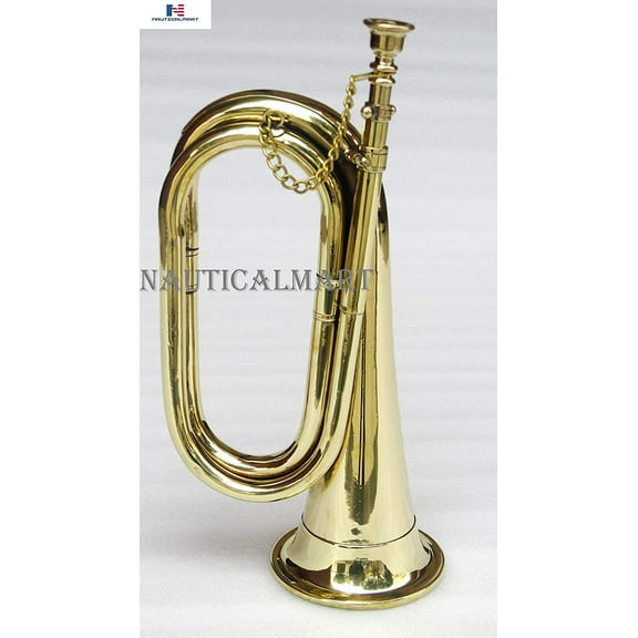 Regulation Bugle US Military Cavalry Horn Handmade