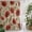 Red, Sage, Beige, variant on Red Poppy Floral Shower Curtain - Water Repellent Fabric Shower Curtains Washable, Vintage Botanical Flowers Aesthetic Decorative Polyester Cloth Bathroom Curtains Modern Bath Decor 72"x84"