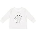 thumbnail image 3 of Inktastic Happy Halloween Spooky Skeleton and Stars Boys or Girls Long Sleeve Toddler T-Shirt, 3 of 5