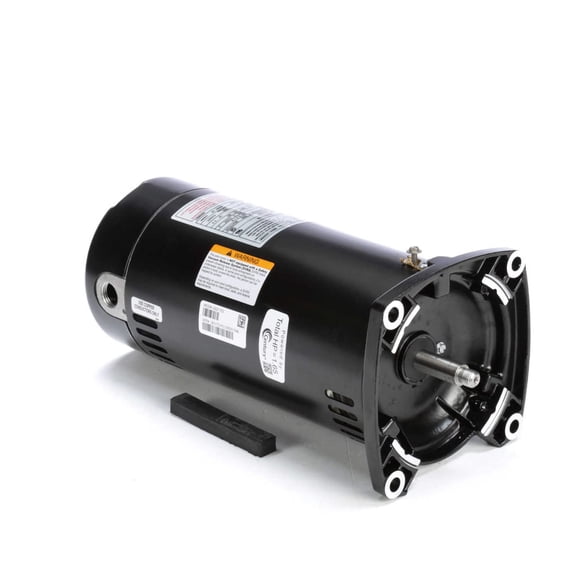 Century Usq1152 1-1/2 Hp 1.1 Factor De Servicio 48Y Marco Condensador Arranque/Condensador Funcionamiento Caja Odp Motor De Piscina Con Brida Cuadrada