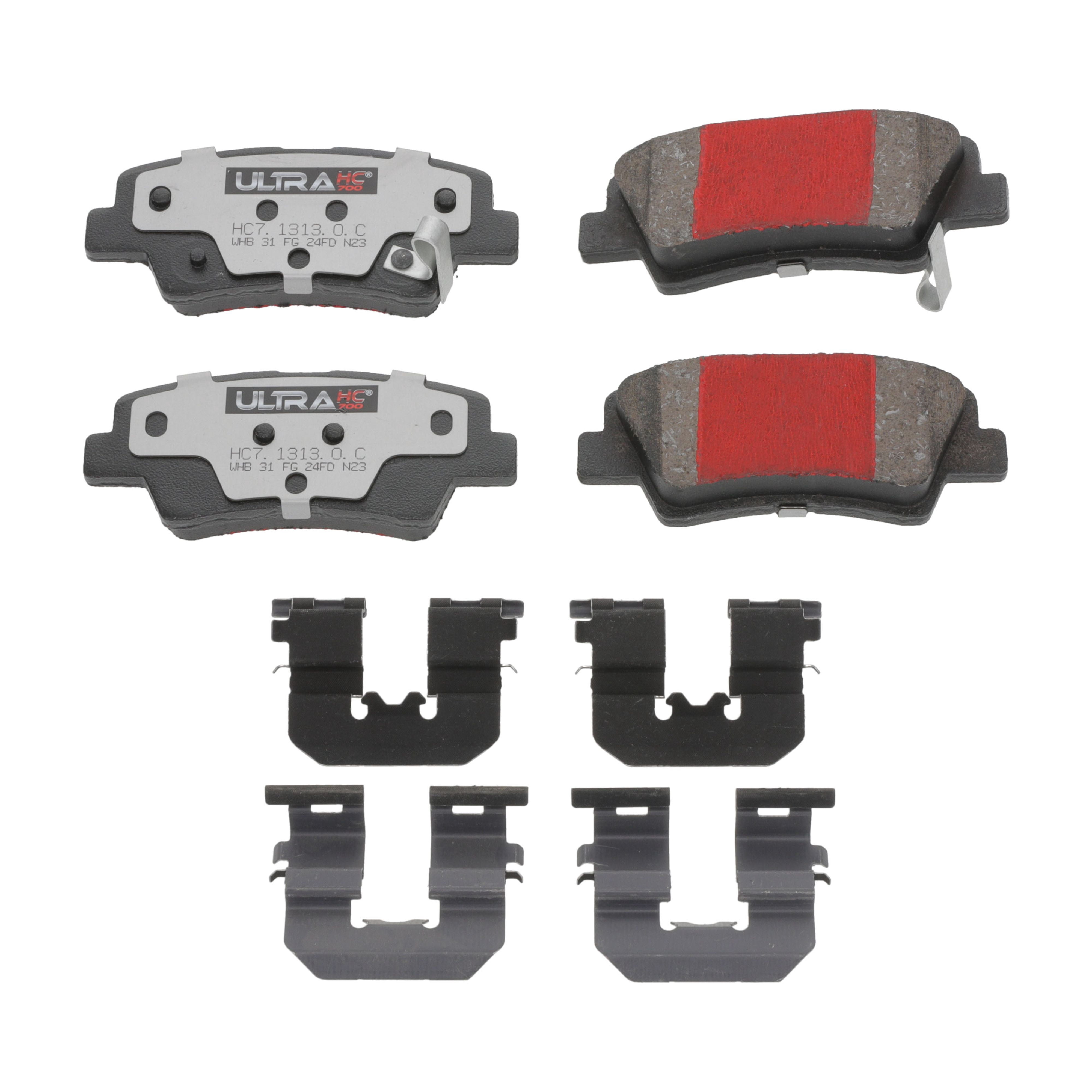 UltraHC 700 Brake Pad Set, Rear HC7.1313.0.C, Kia Amanti 2009-2007