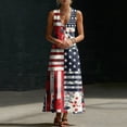 thumbnail image 5 of Zedker Dresses for Women Summer 2026 Spaghetti Strap Scoop Neck Floral Maxi Dress Flowy Boho Long Sundress with Pockets Multicolor S, 5 of 7