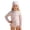 AB266 Beige3, variant on Bainana Swimwear For Girls Long Sleeve Heart Print Crew Neck With Zipper Design One-Pieces Swimsuit With Matching Swim Cap Toddler Leisure Seaside Bathing Suit Beige1 Size 2-3 Years