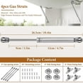 thumbnail image 4 of Hydraulic Struts, 4pcs Kitchen Door Hinge Gas Struts 100N Furniture Struts, Gas Struts for Kitchen Cabinet Door Lift with Screws, 4 of 5