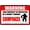 Warning Sign 3, variant on Clean Up And Pick Up After Yourself Sign, 8"x12" Aluminum Tin Warning Sign, Home Outdoor Garden Hygiene Sign