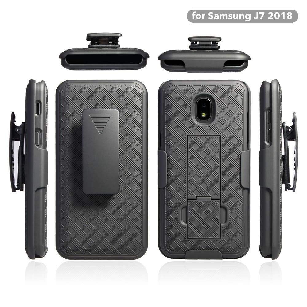 kooi kubus instinct Samsung Galaxy J7 2018 / J737 / Refine Slim Hard Shell Shield Layer Holster  Case with Kickstand - Walmart.com