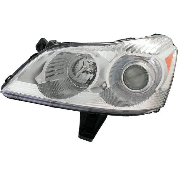 Headlight Compatible With 2009-2012 Chevrolet Traverse Left Driver Halogen With bulb(s)