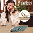 thumbnail image 6 of Compatible with Samsung Galaxy A14 5G Case, Galaxy A14 Case with 360 ° Rotatable Ring Holder Kickstand Car Mount Supported Electroplated Shockproof Phone Case for Samsung Galaxy A14 5G-Grey, 6 of 15