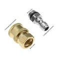 thumbnail image 4 of Car Wash Coupler Garden Hose Fitting Compatible With Electric Pressure Washers, 4 of 5