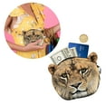thumbnail image 3 of Animal Wallet Purse Cute Cartoon Tiger Cat Zipper Small Money Coin Case Mini Clutch Bags for Women, 3 of 7
