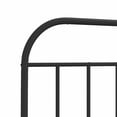 thumbnail image 6 of vidaXL 38.2 Inch Black Metal Headboard, Queen Farmhouse Headboard Only, Heavy-Duty Frame, 6 of 6