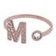thumbnail image 2 of Anillo de Mujer Inicial Letra LuckyLy, Oro Rosa 18k y Zirconia Cúbica, Modelo Layla rosa UNITALLA, 2 of 6