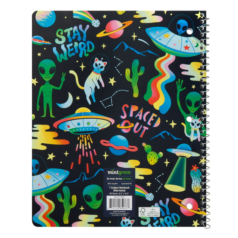 Earthwise® by Oxford® Recycled 1-Subject Notebook, 6 x 9-1/2