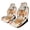 Color, variant on Cute Tiger Floral Pattern(2) Car Seat Covers Pack of 2 Universal Front Seat Protective Cover