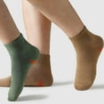 thumbnail image 6 of Honeysea Ankle Socks Women's Men Athletic Thick Cushioned Running Hiking Crew Low Cut 7-Pairs, 6 of 7