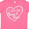 thumbnail image 4 of Inktastic I Love My Nana and Papa in White Chalk Heart Boys or Girls Toddler T-Shirt, 4 of 5