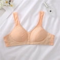 thumbnail image 4 of Sngxgn Bras for Women All Day Comfort Bra, No Wire and Light Padded Bra(Beige,46), 4 of 5
