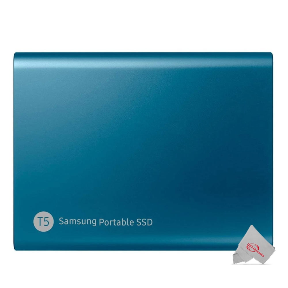 Samsung MU-PA500 Portable External SSD T5 500GB Memory 540 MB/s for Windows Mac Android - Blue - Walmart.com