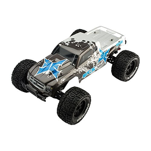 ECX Ruckus 2WD Monster RTR Truck 1 10 Scale Charcoal Silver