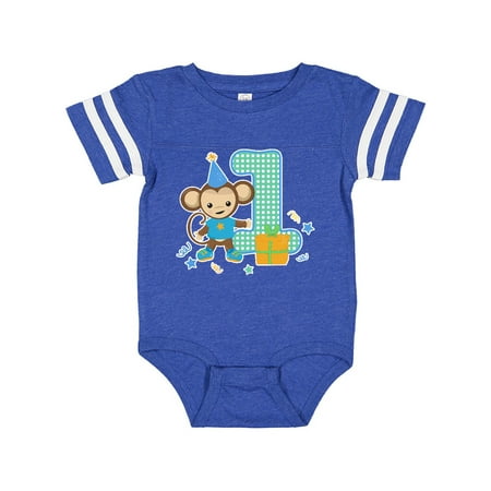 

Inktastic Im 1 Years Old With Monkey Gift Baby Boy or Baby Girl Bodysuit