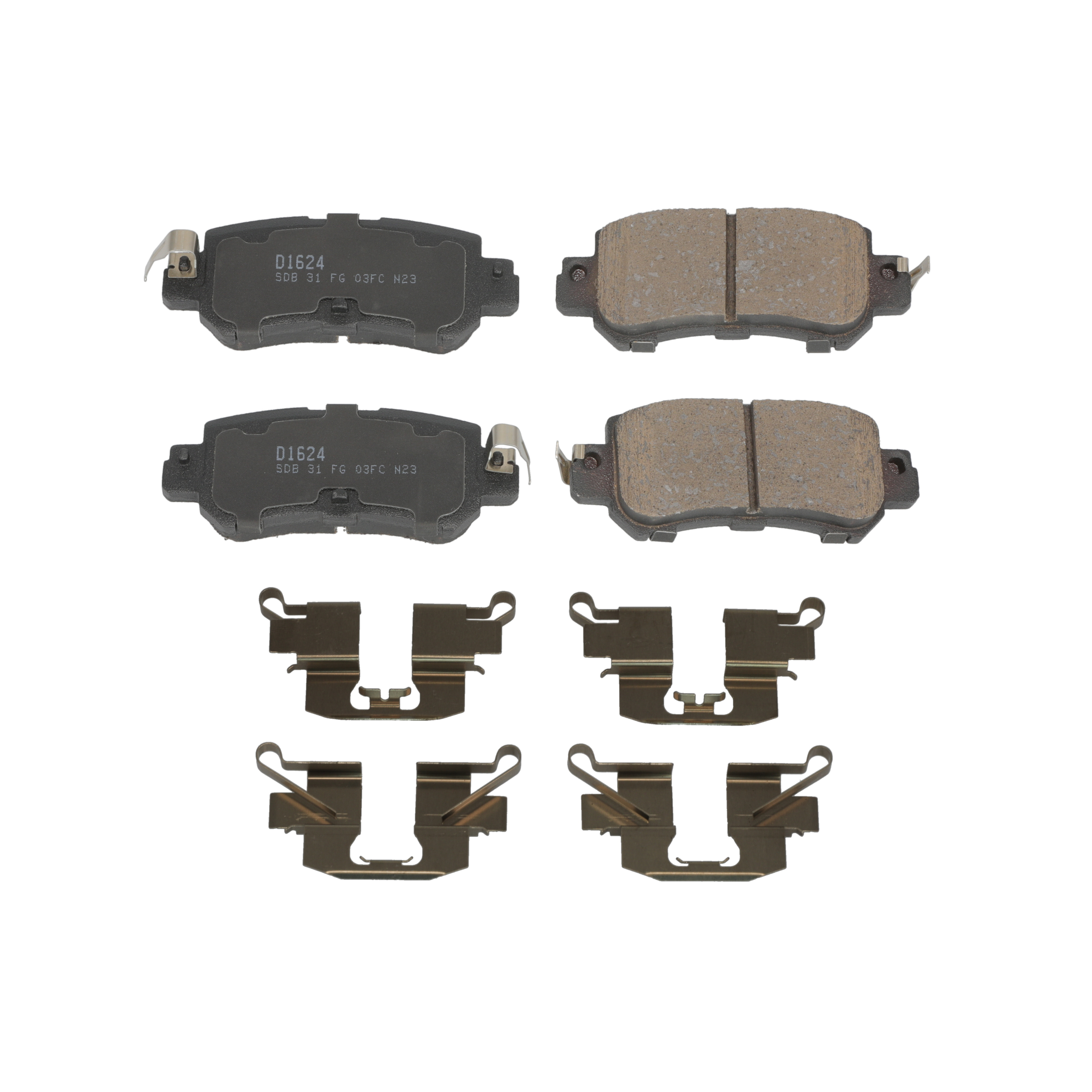 Winstop Brake Pad Set, Rear WS.1624.0.C, Mazda CX-5 2015-2013