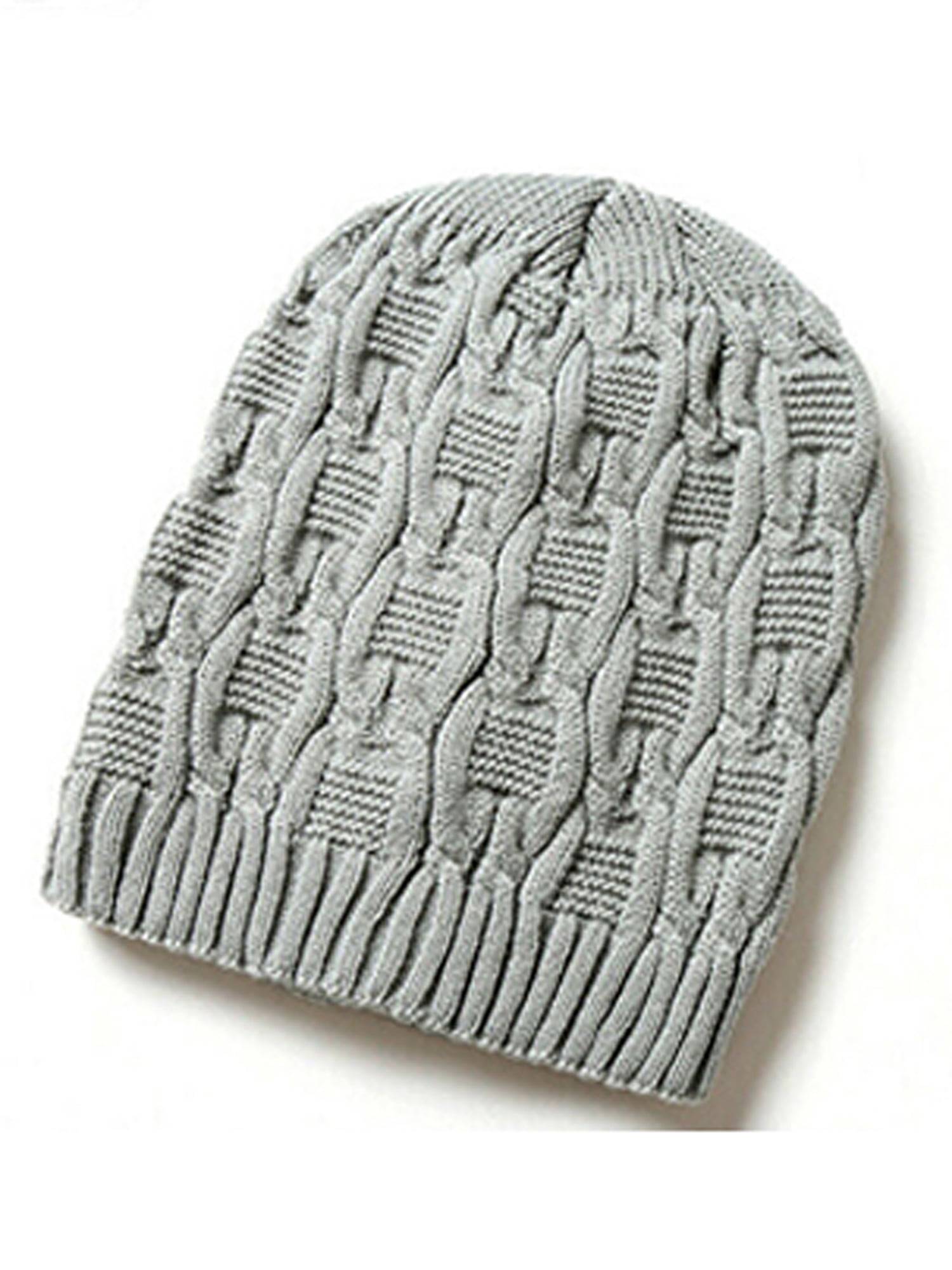 Men Women Ladies Cable Knitted Winter 