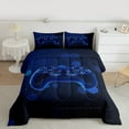 thumbnail image 2 of Feelyou Game Console Lover Bedding Comforter Set, Modern Honeycomb Geometric Twin Comforter Sets, Teen Boy Girl Kid Reversible Bedding Set, Breathable Home Decor, 2-Piece, 2 of 8