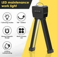 thumbnail image 3 of LED Work Light 7 Gear Dimming 180 Degree Swivel Handheld Portable Magnetic Base Hanging Hook Studio Camping Tent (black ), 3 of 11