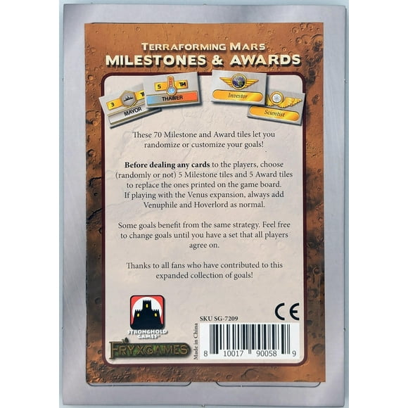 Juego de mesa Stronghold Games Terraforming Mars 12+ Years