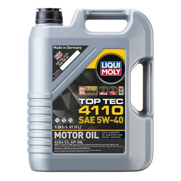 5W40 Top Tec 4110 Engine Oil (5 Liters) - Liqui Moly 22122