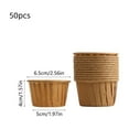 thumbnail image 3 of Disposable Baking Paper Cupcake Boxes | 50-Pack Lidless Cake Containers | 6.5x5x4cm Heat-Resistant Paper Baking Cups for Parties & Celebrations, 3 of 6