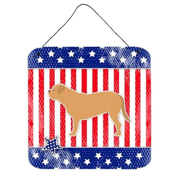 USA Patriotic Dogue de Bordeaux Wall or Door Hanging Prints