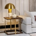 thumbnail image 2 of Michael Amini Amora Side Table - Eggshell Walnut, 2 of 5