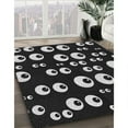 thumbnail image 2 of Ahgly Company Indoor Rectangle Patterned Black Novelty Area Rugs, 2' x 5', 2 of 6