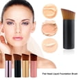thumbnail image 3 of Make Up Foundation Brush Flat Angled Head Liquid Powder Cream Contour BB sh, 3 of 8